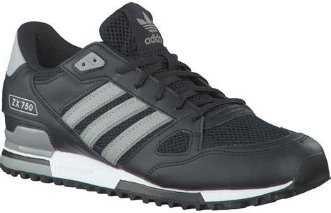 adidas zwart met zilver|Adidas zx 750 schoenen.